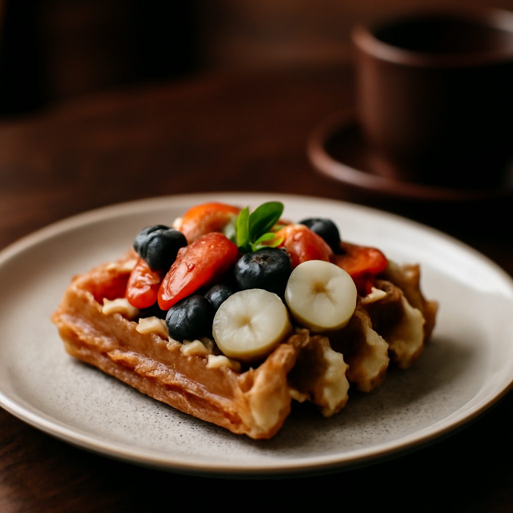 Waffle Belga Light al Cioccolato Fondente