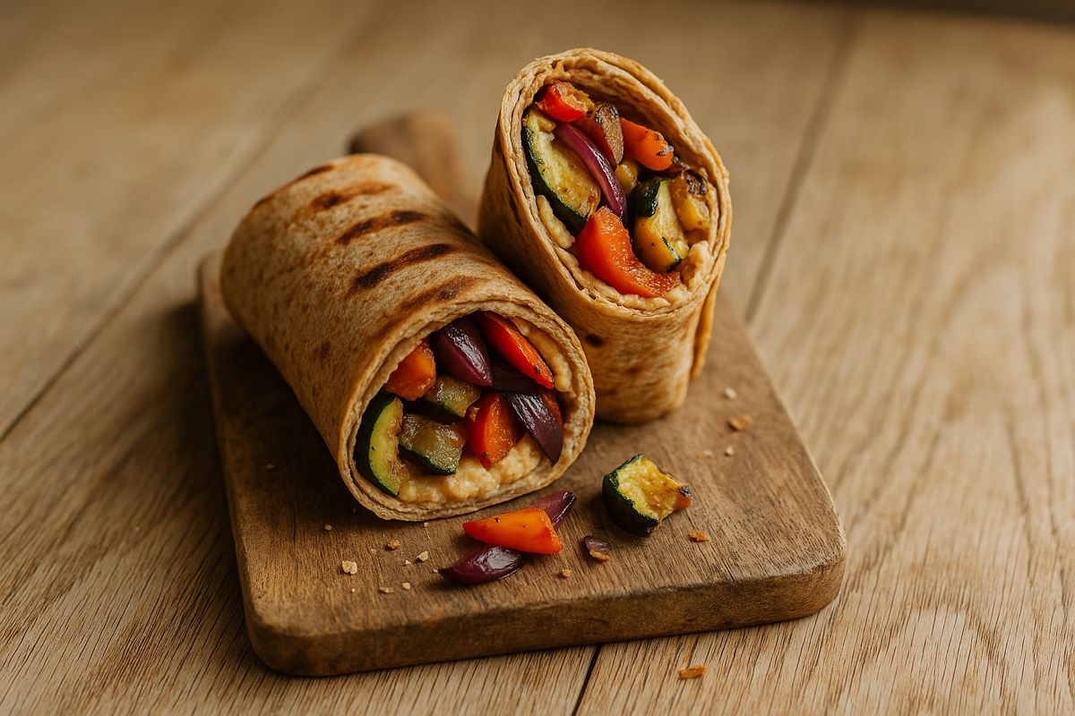 Wrap Integrale con Verdure Grigliate