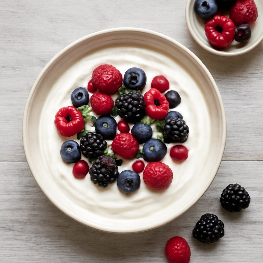 Yogurt ai frutti di bosco (con fermenti per yogurt)