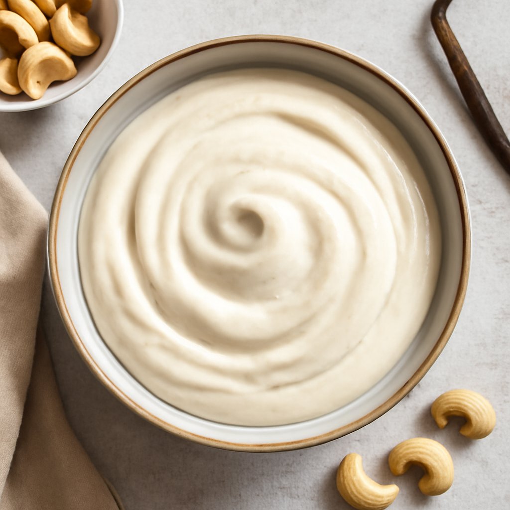 Yogurt di anacardi alla vaniglia (vegan)