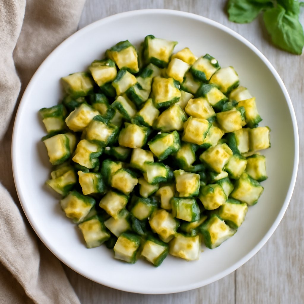Zucchine a dadini insaporite (200 g)