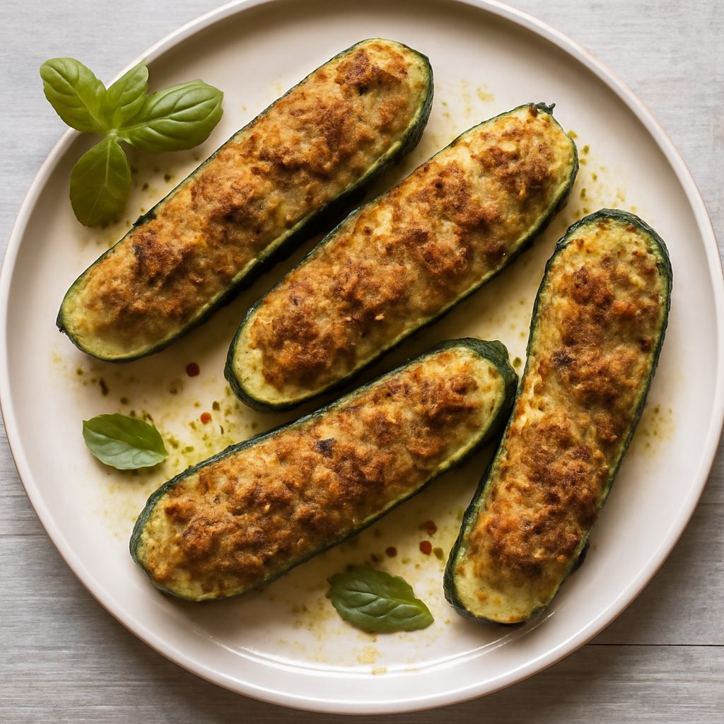 Zucchine ripiene alla ligure