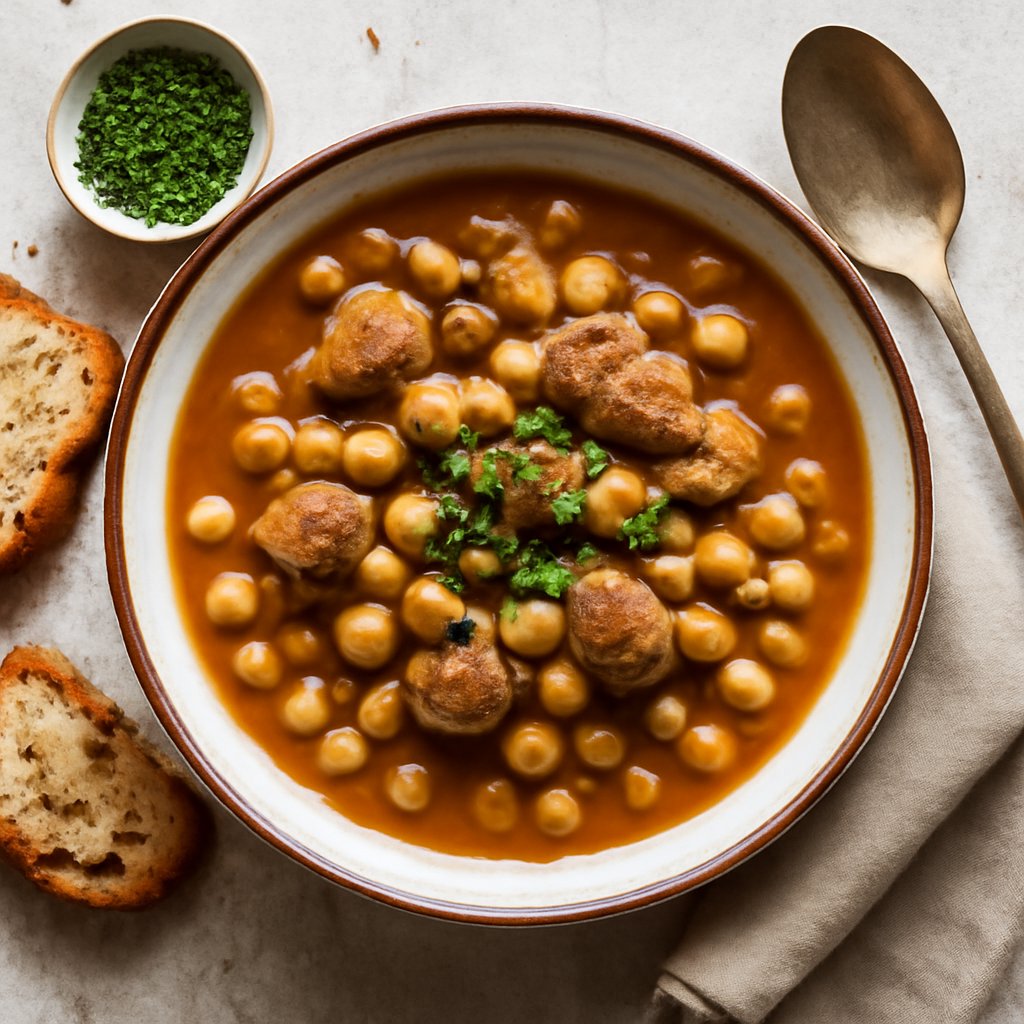 Zuppa di ceci e castagne