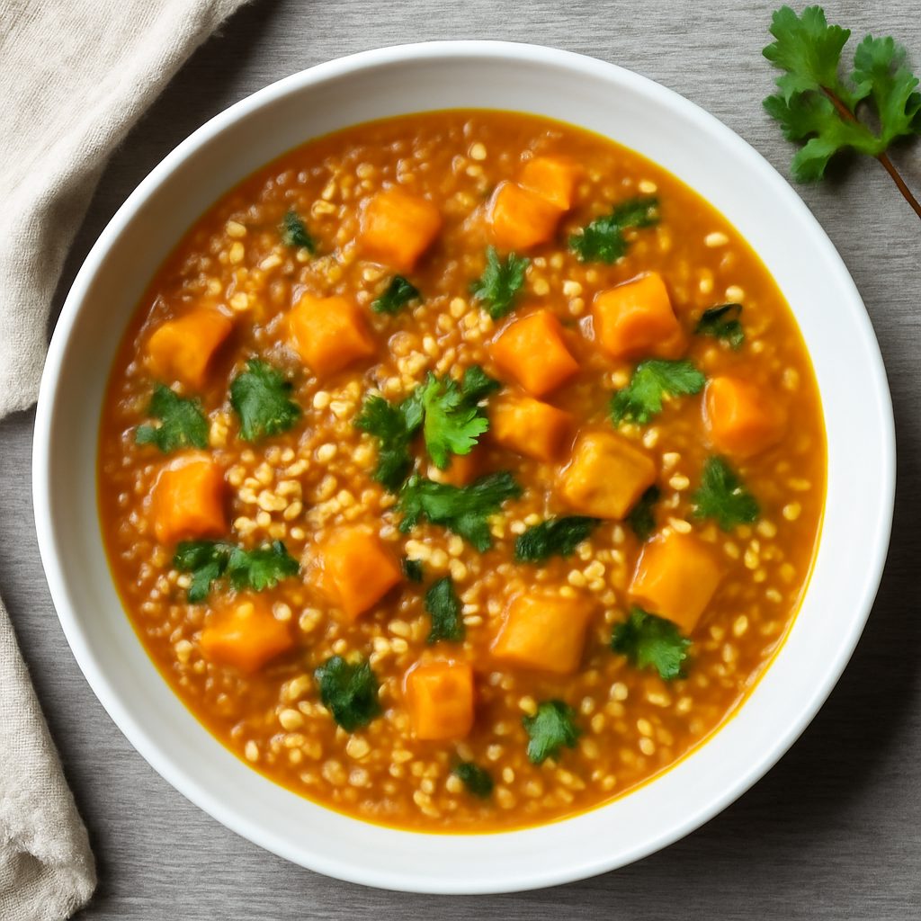 Zuppa di cous cous alla zucca