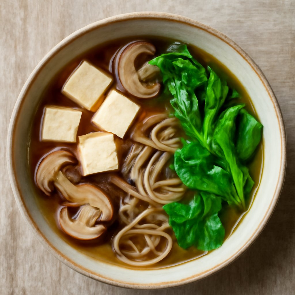 Zuppa di miso con soba