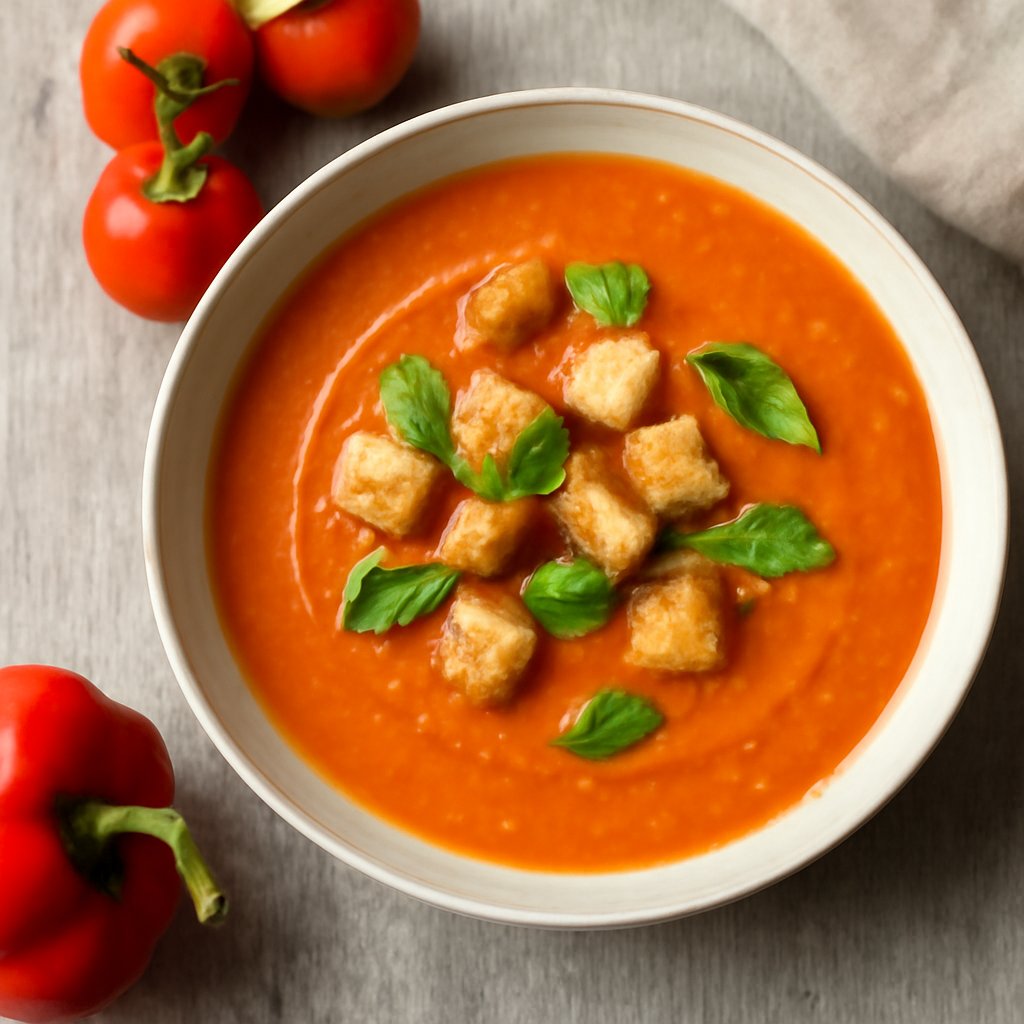 Zuppetta di pomodoro e peperone