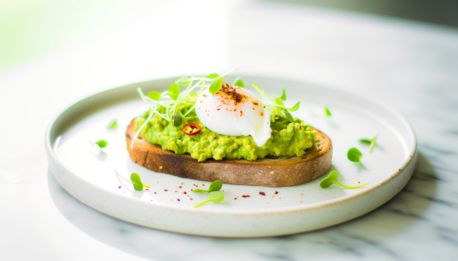 Avocado Toast con Uovo in Camicia