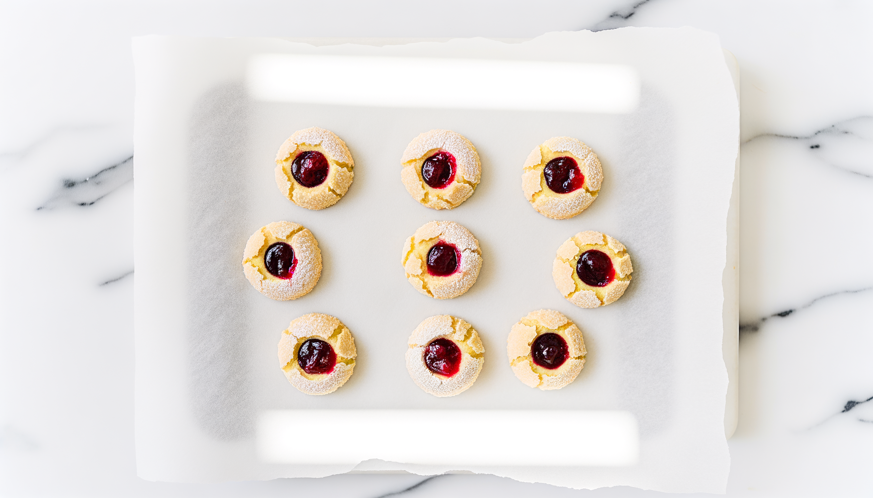Biscotti Thumbprint alla Farina di Mandorle