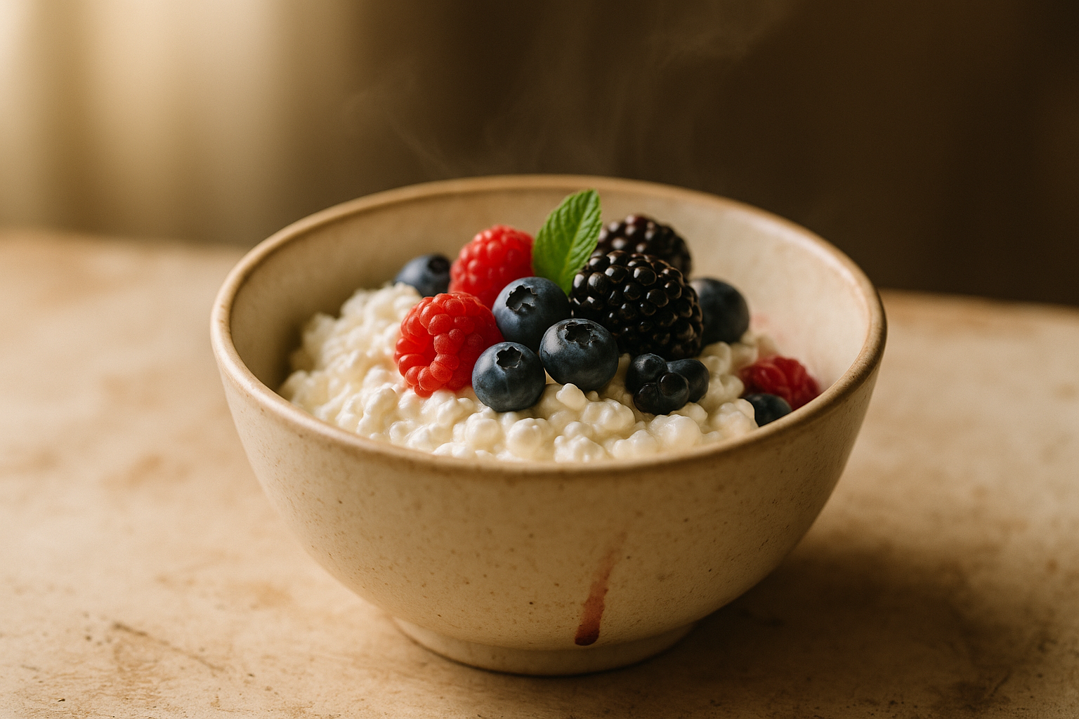 Bowl di Fiocchi di Latte ai Frutti di Bosco