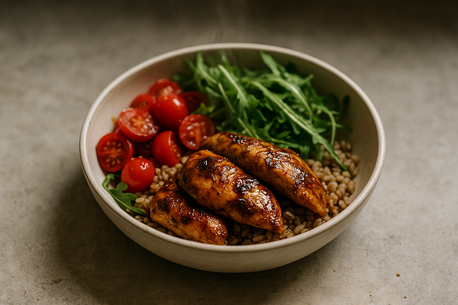 Bowl di Pollo al Balsamico