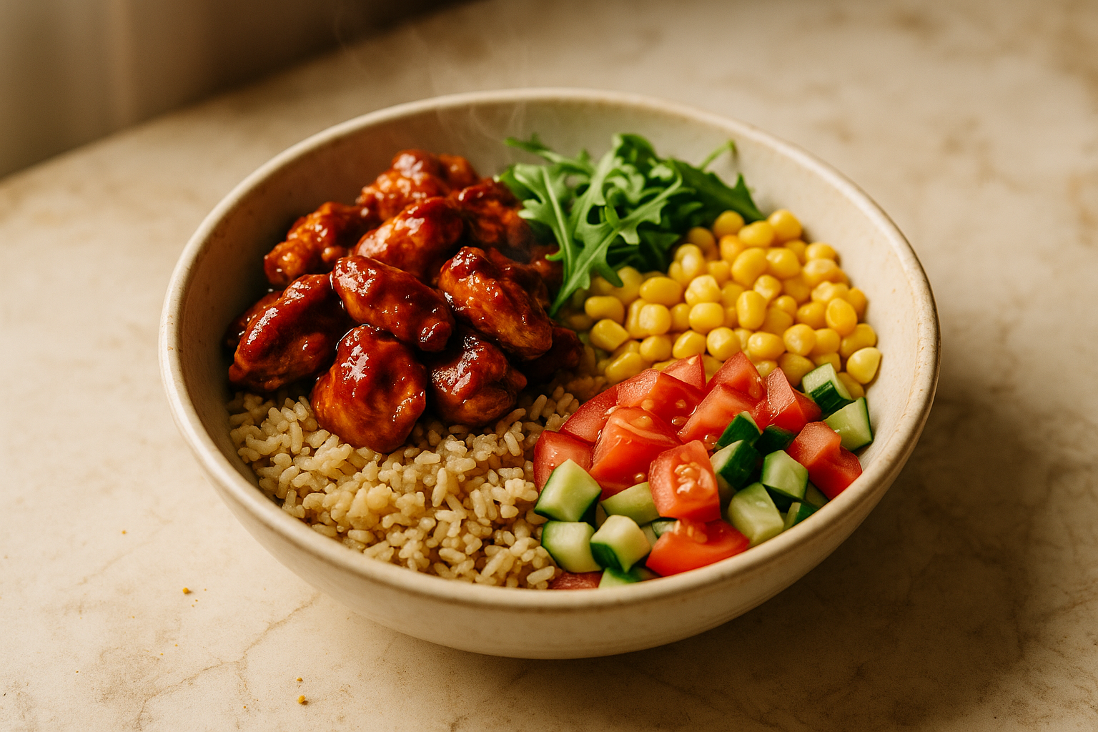 Bowl di Pollo Barbecue