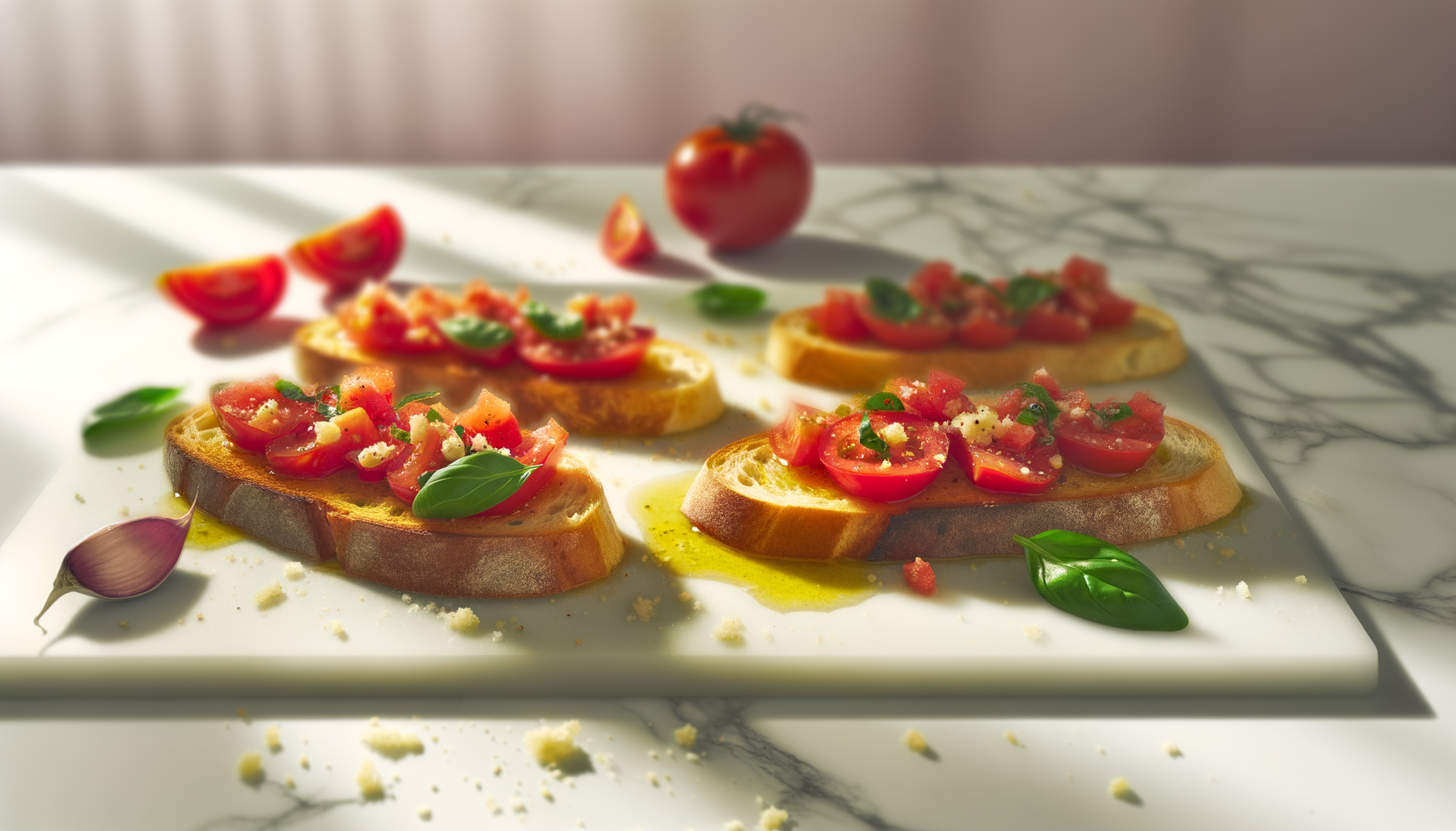 Bruschetta al Pomodoro Fresco e Basilico