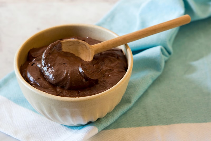 Budino al Cioccolato Fondente con Caramello Salato