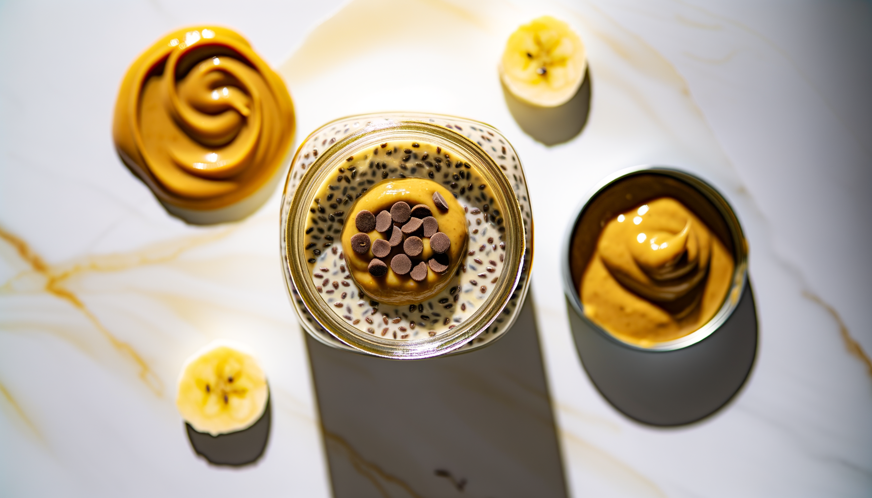 Budino di Chia al Burro d'Arachidi