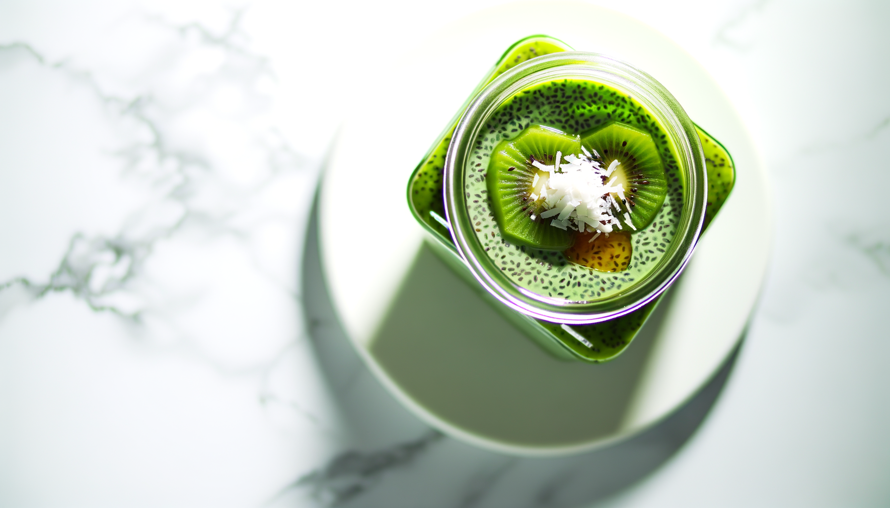 Budino di Chia al Matcha