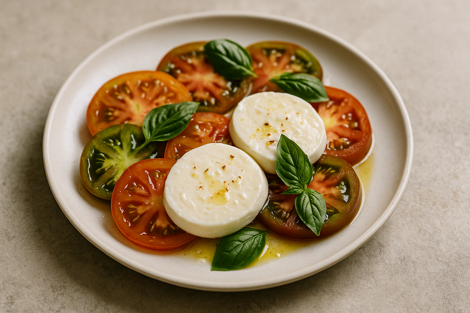 Caprese Calda con Mozzarella di Bufala