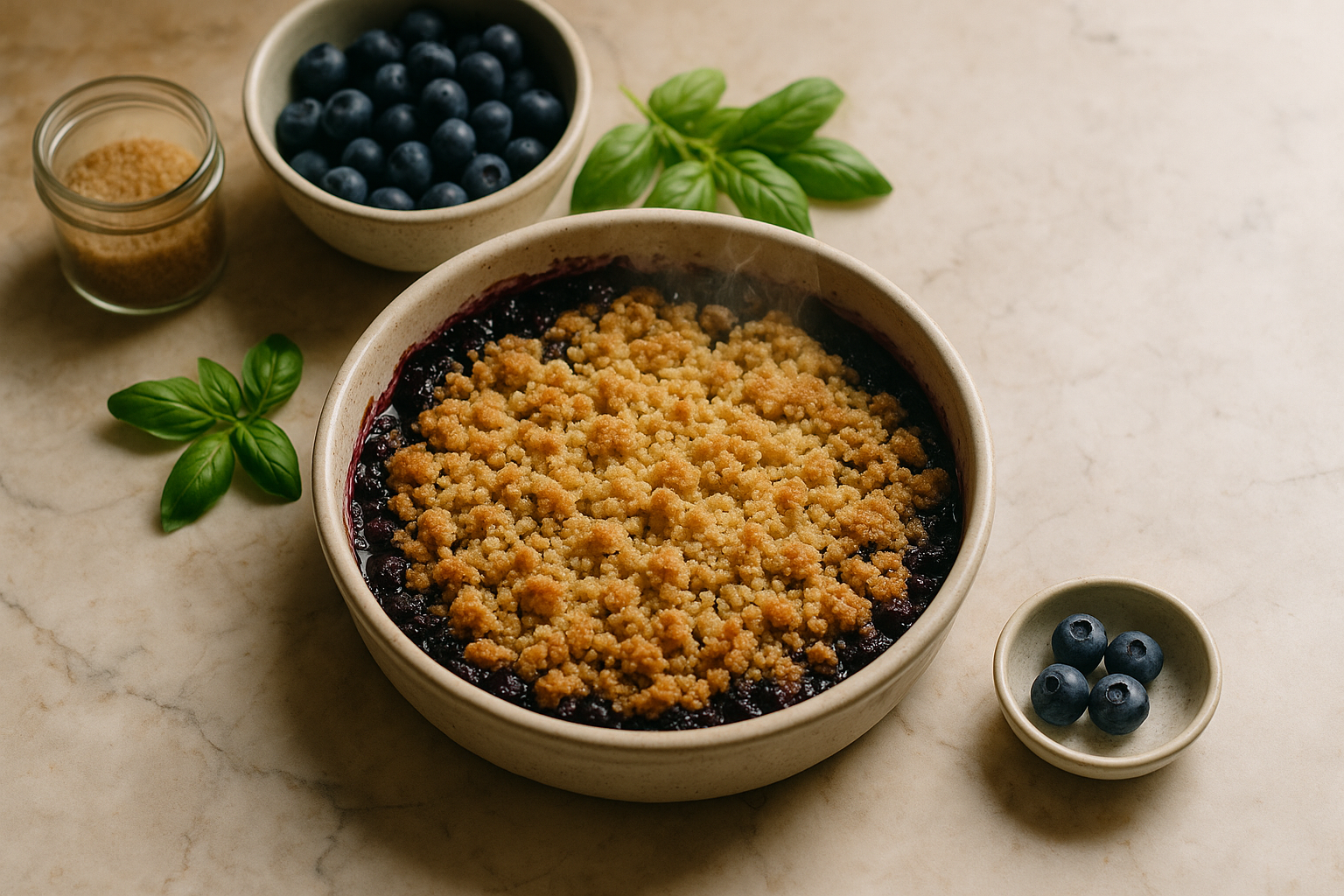 Crumble ai Mirtilli Express