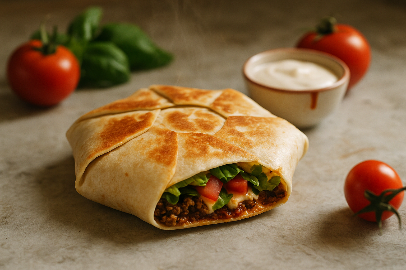 Crunchwrap di Manzo Croccante