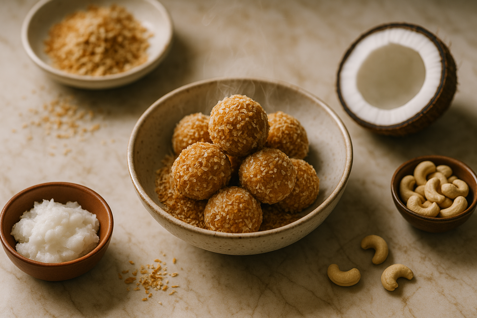 Energy Balls al Cocco Tostato