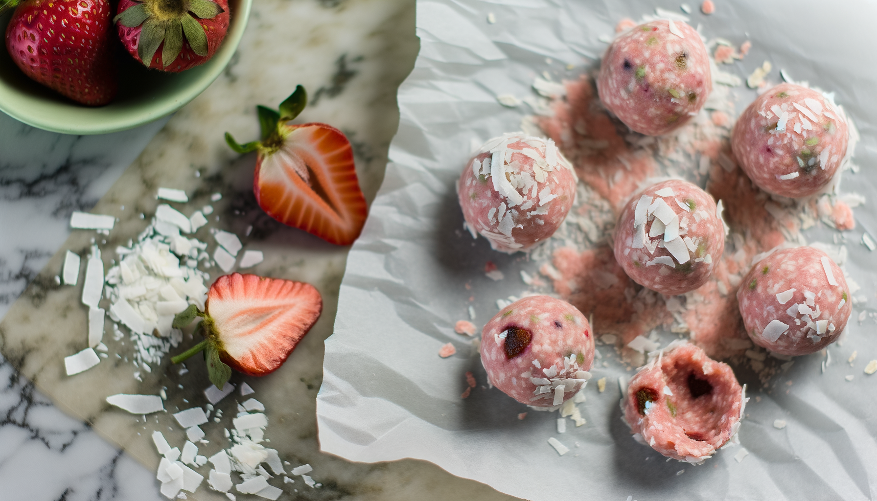 Energy Balls alle Fragole