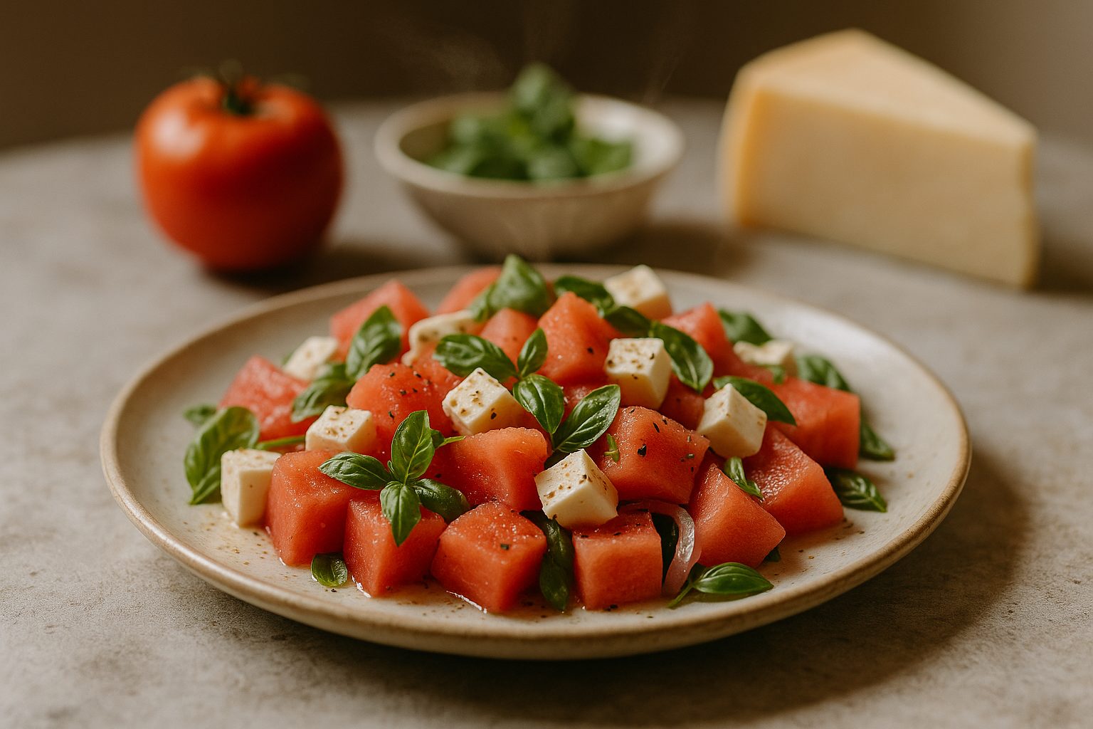 Insalata di Anguria e Feta