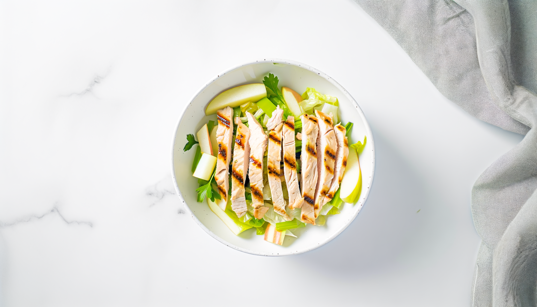 Insalata di Pollo Grigliato e Sedano