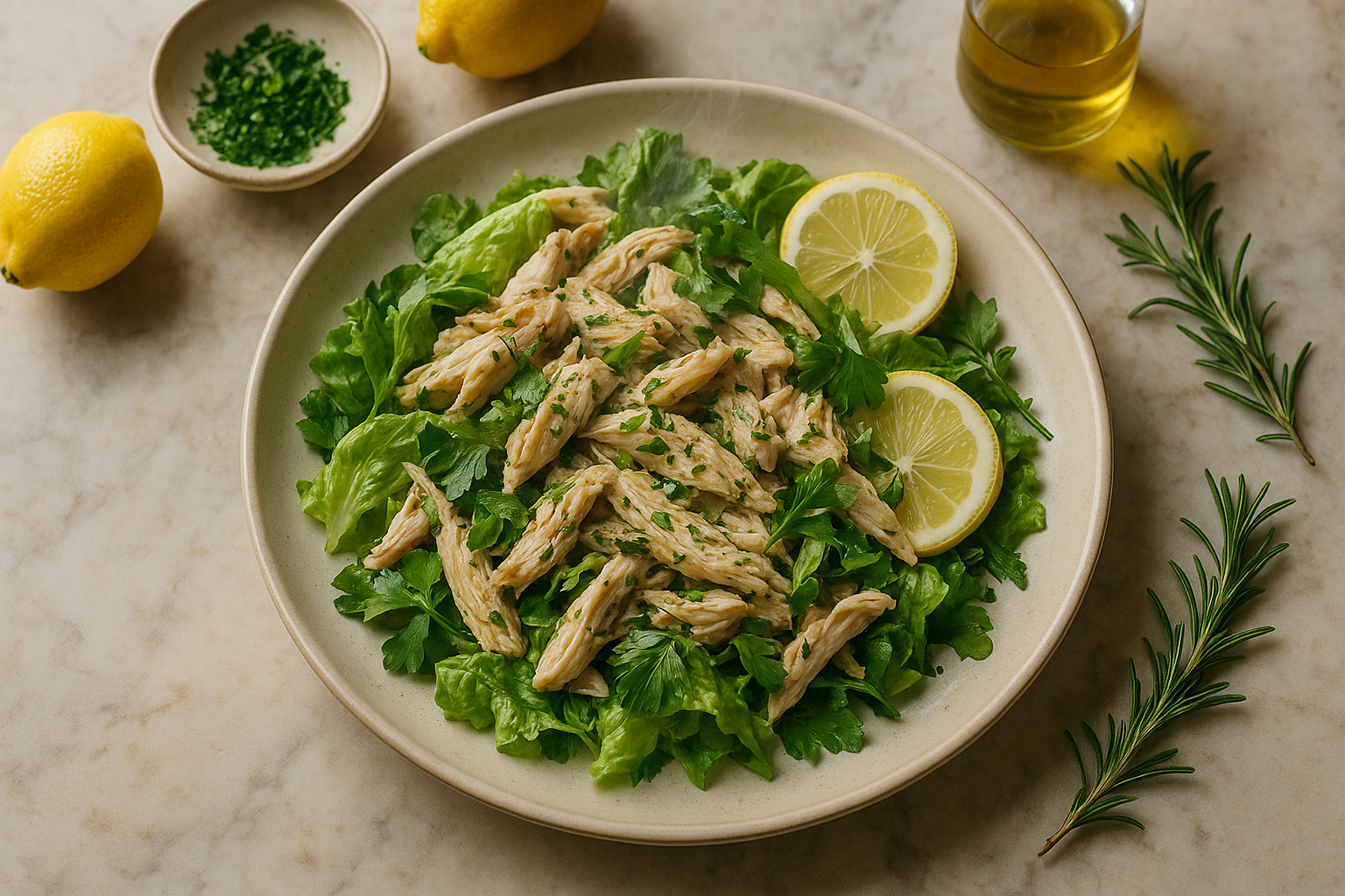 Insalata di Pollo Limone e Erbe