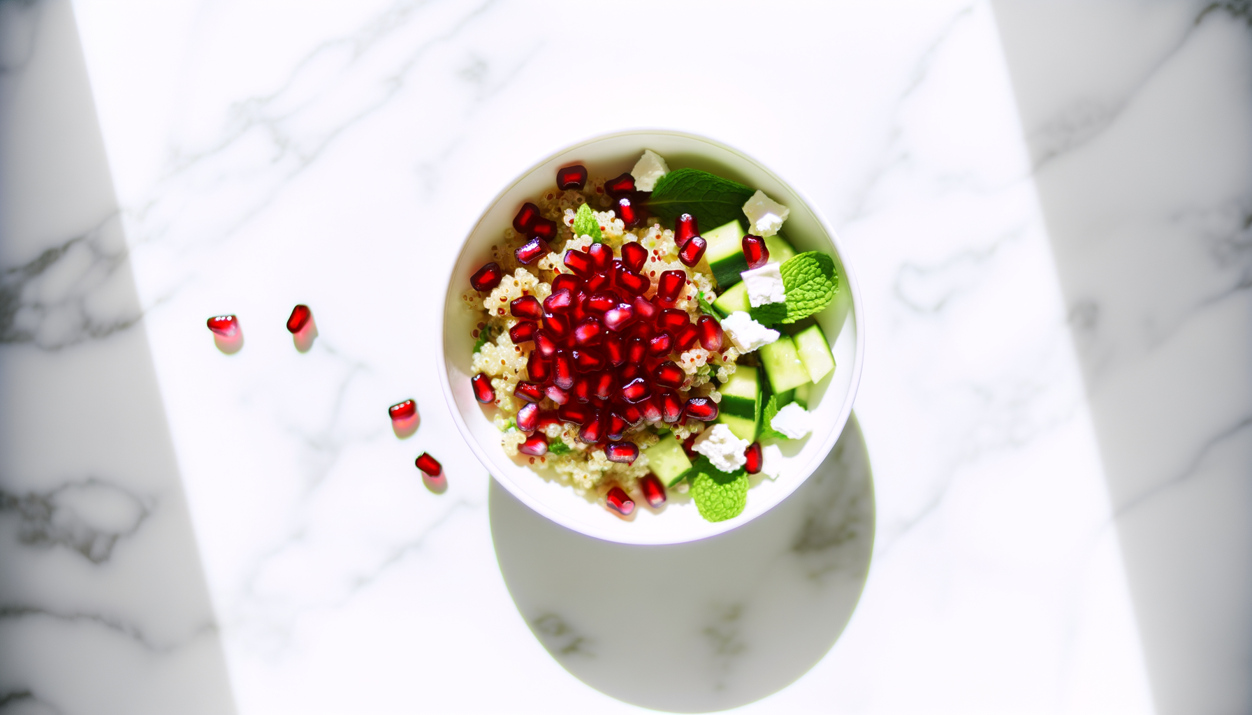 Insalata di Quinoa con Melagrana