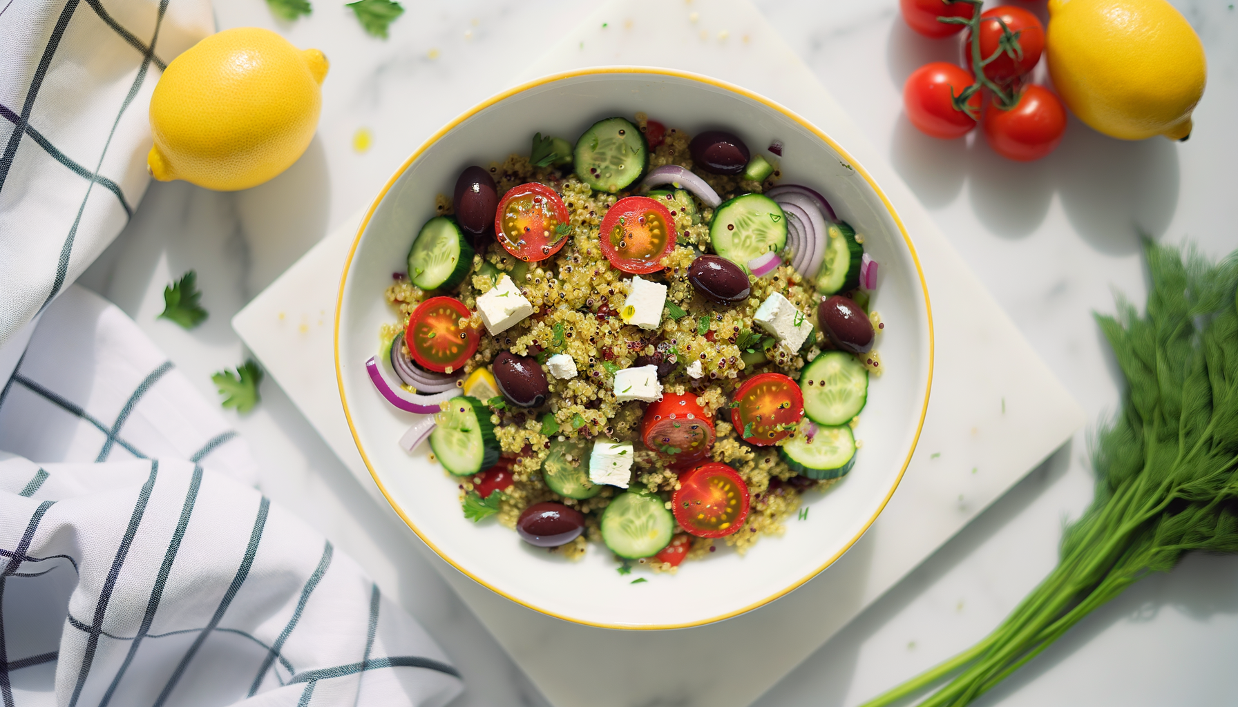 Insalata di Quinoa Greca