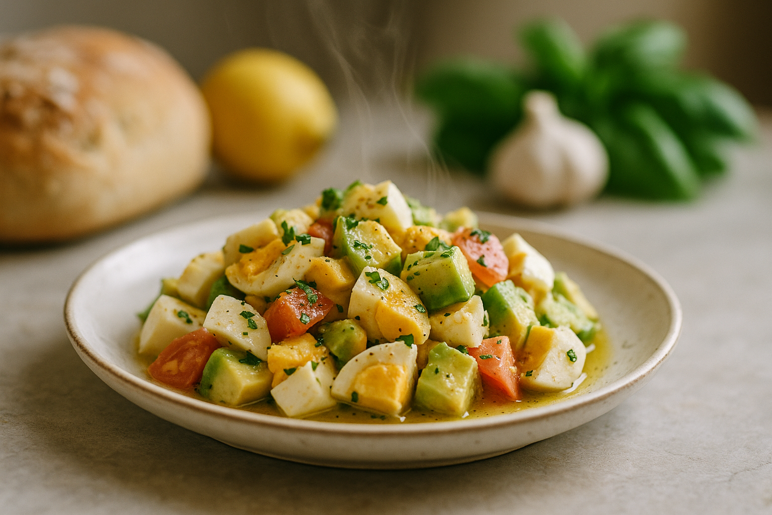 Insalata di Uova e Avocado