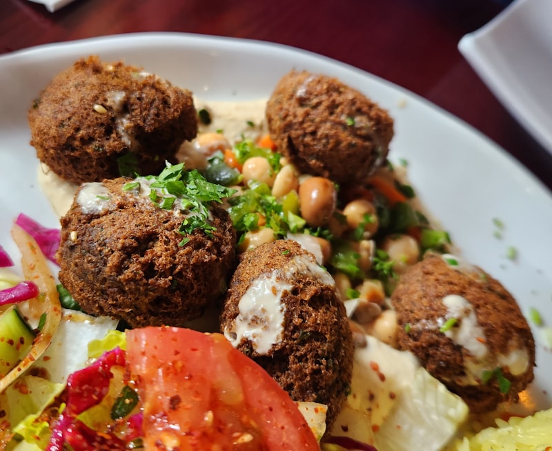 Insalata di Falafel al Forno Scomposta