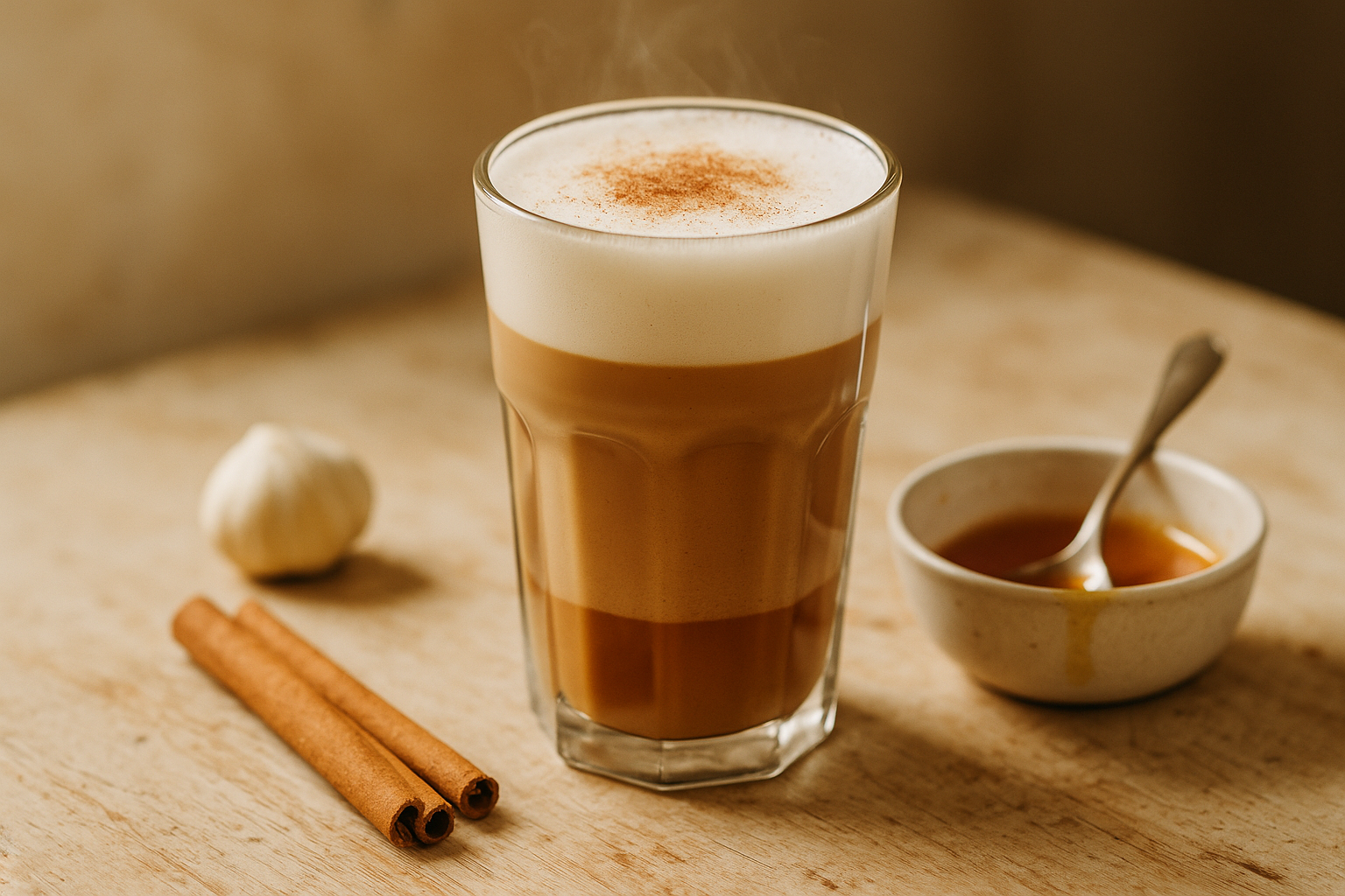Latte Macchiato Miele e Cannella