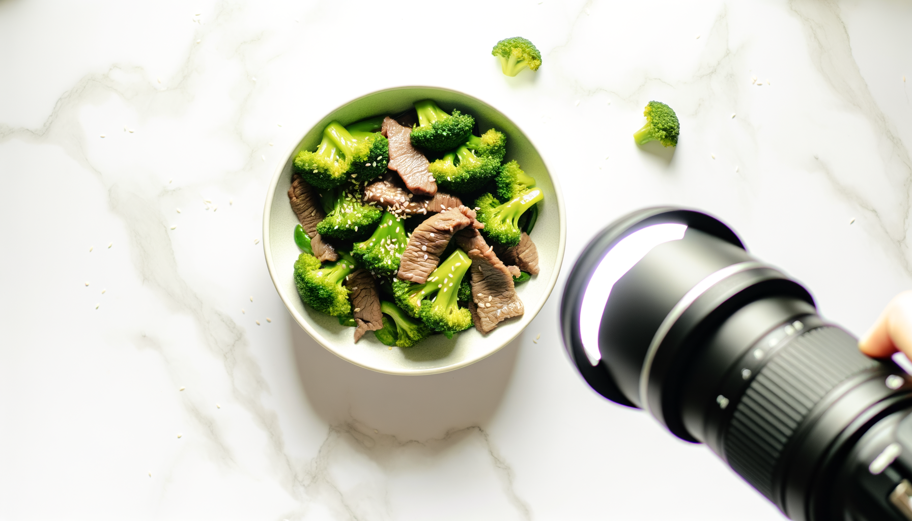 Manzo Saltato con Broccoli e Salsa Oyster