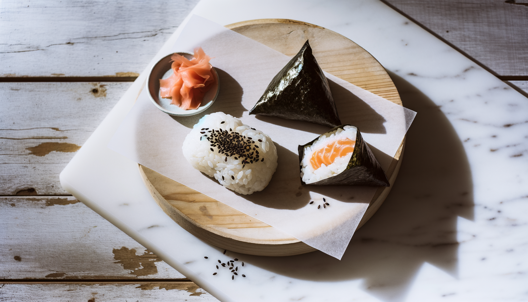 Onigiri al Salmone e Sesamo