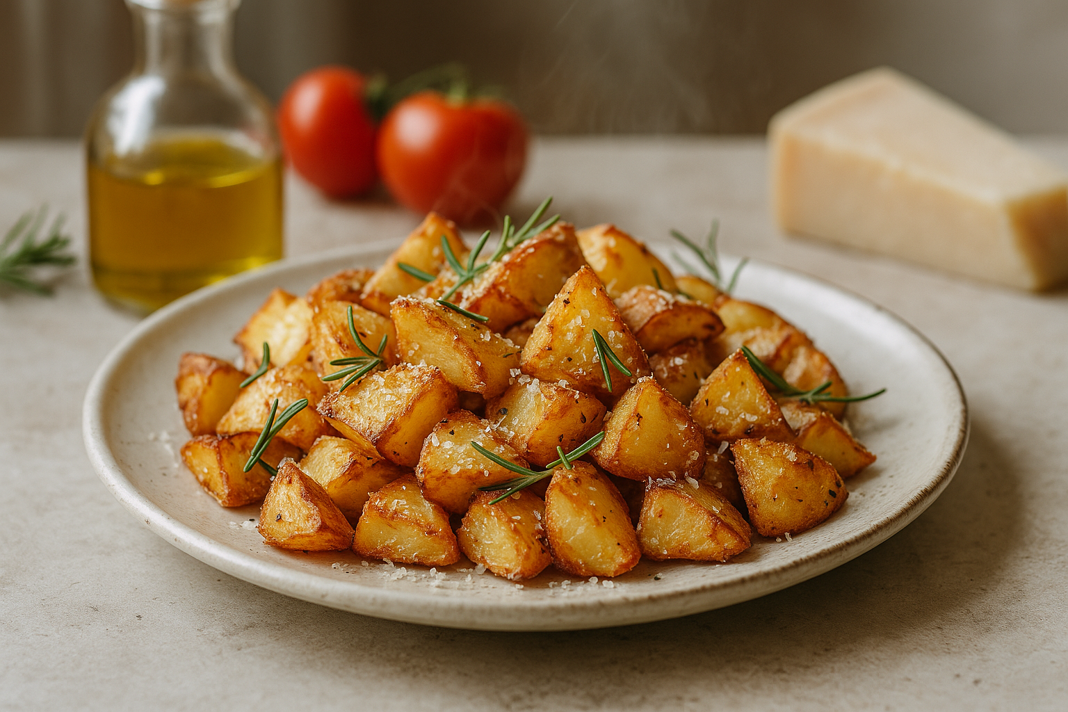 Patate Croccanti Rosmarino e Parmigiano