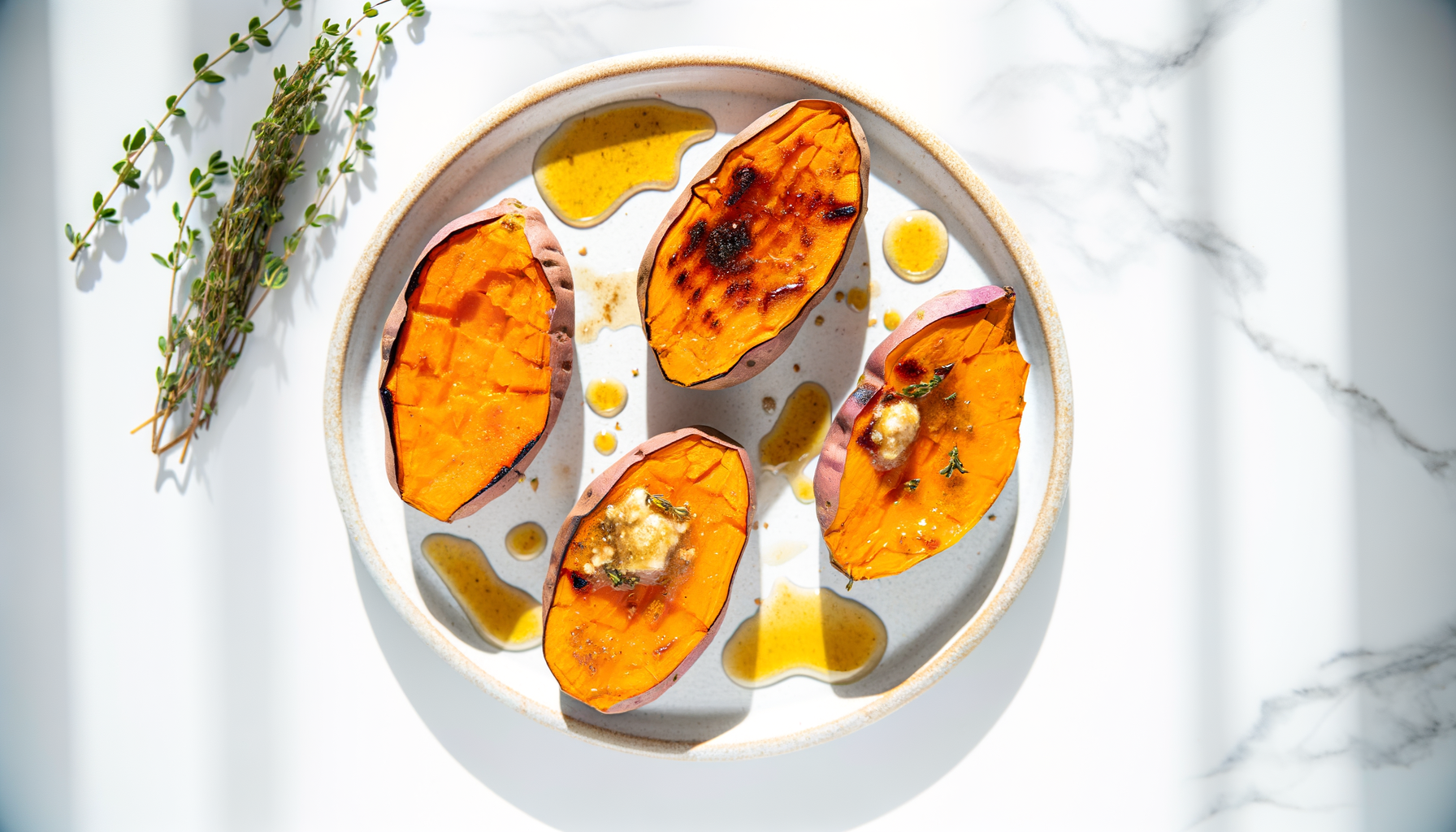 Patate Dolci al Forno Intere
