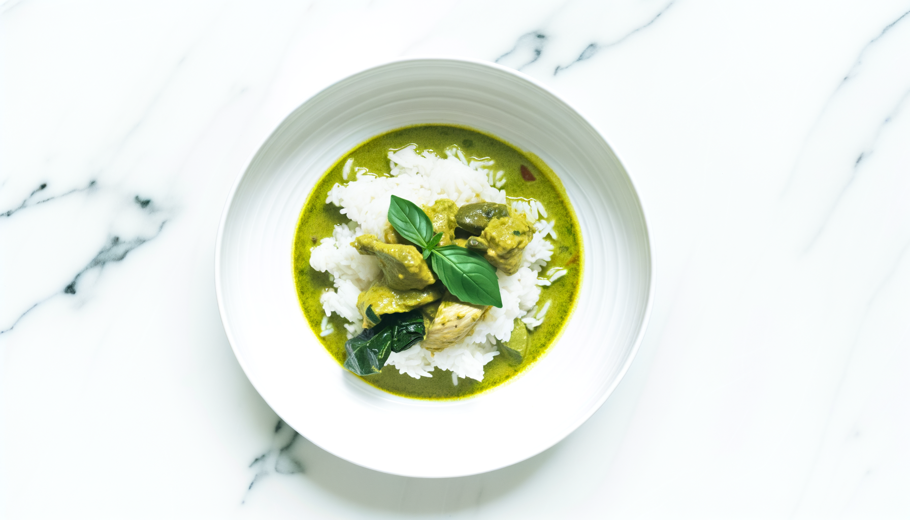Pollo al Curry Verde Tailandese