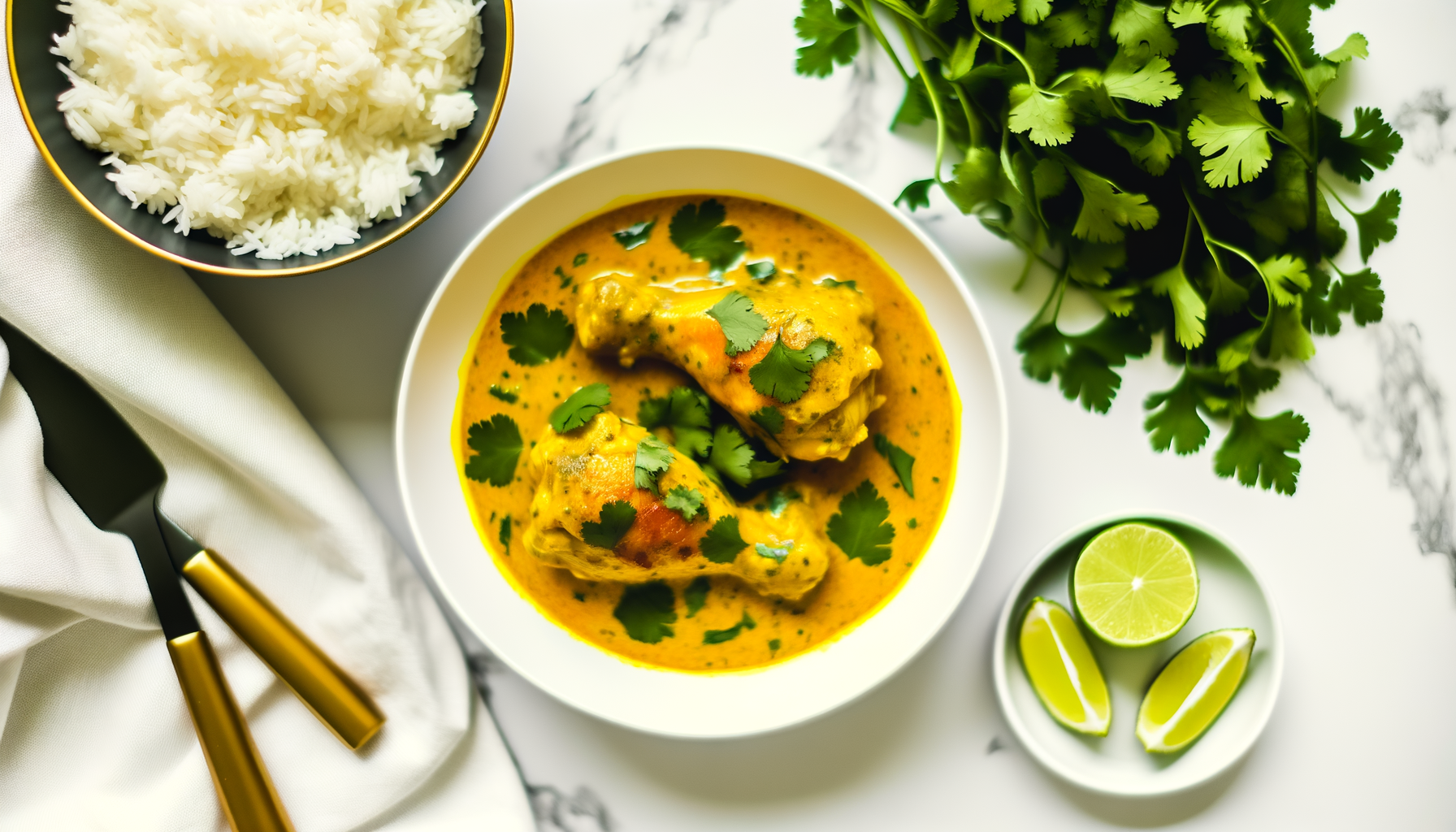Pollo al Latte di Cocco e Curcuma