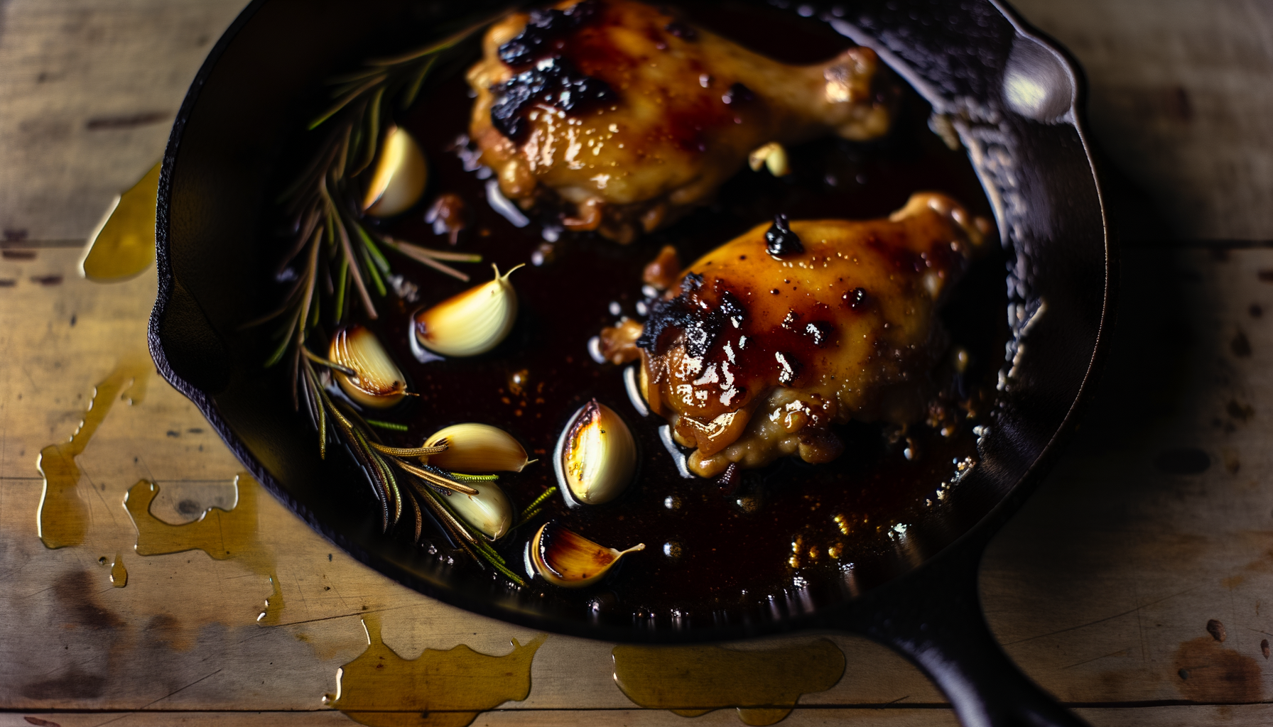Pollo al Miele e Aglio