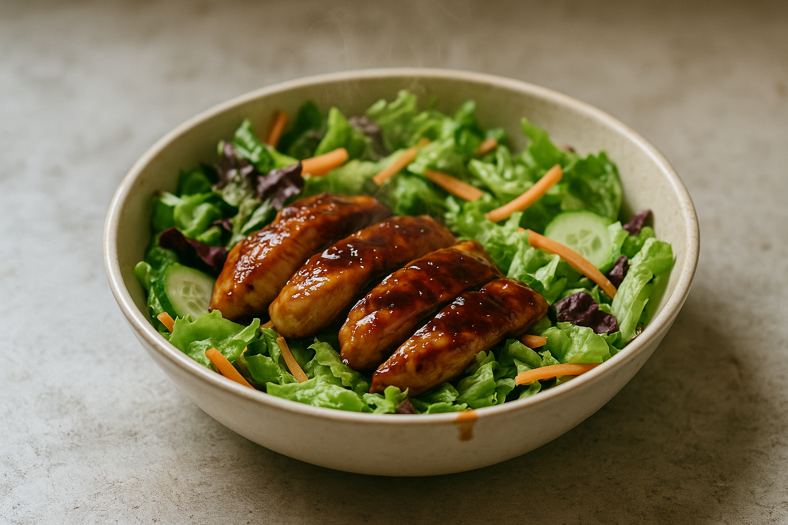Pollo Teriyaki con Insalata Croccante