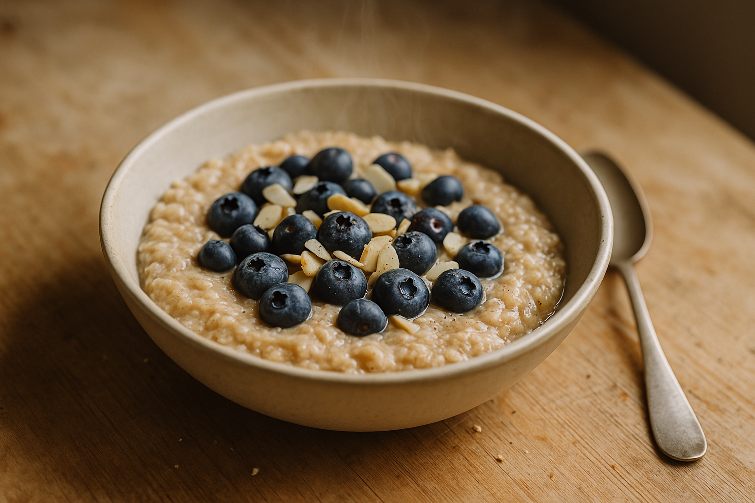 Porridge Proteico Mirtilli e Vaniglia