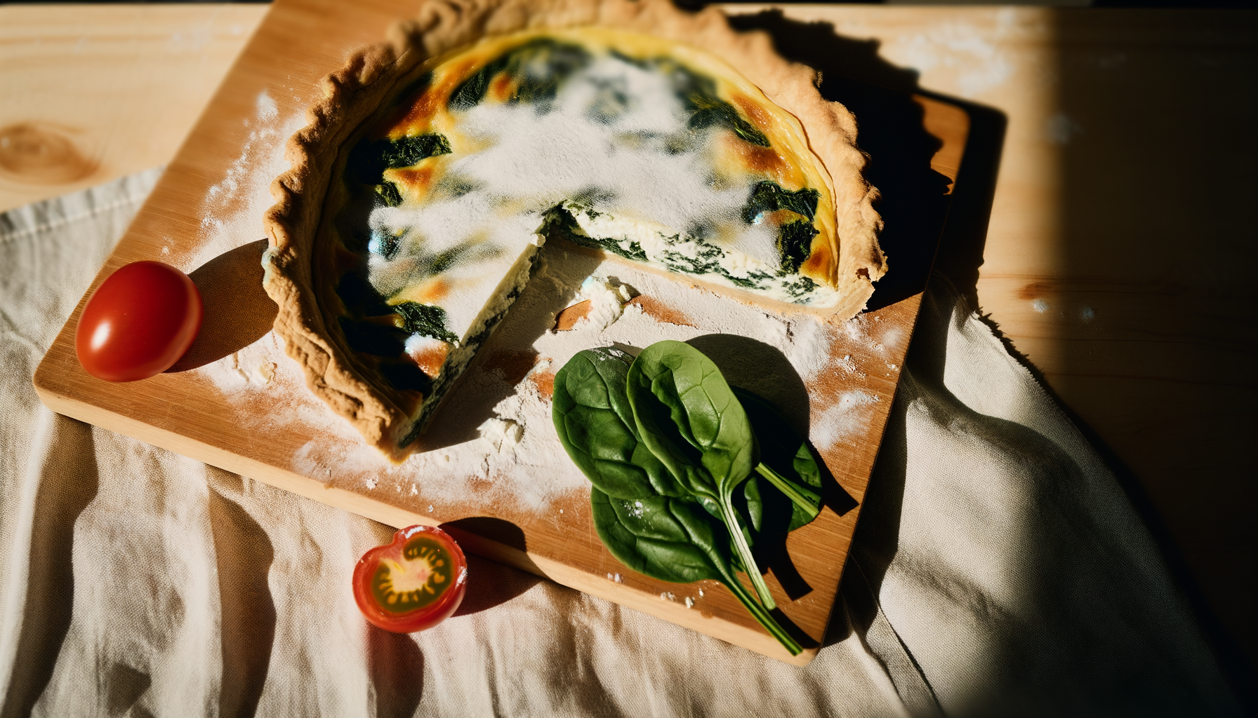 Quiche di Ricotta e Spinaci