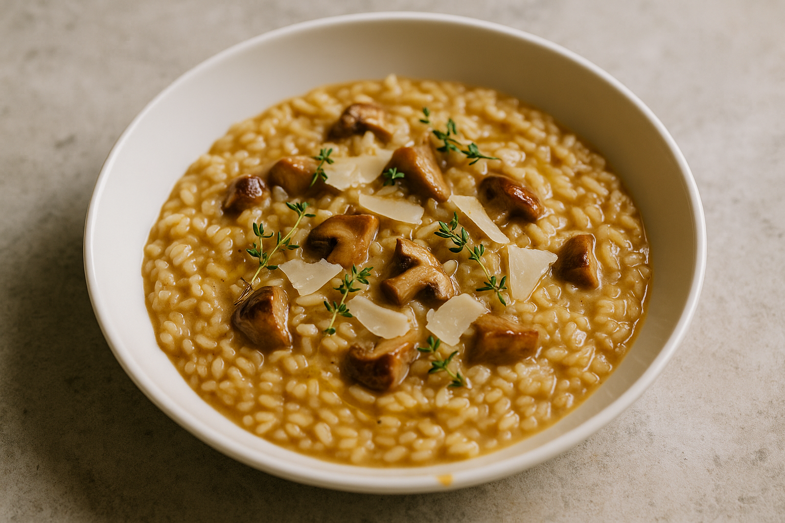 Risotto ai Funghi Porcini Cremoso