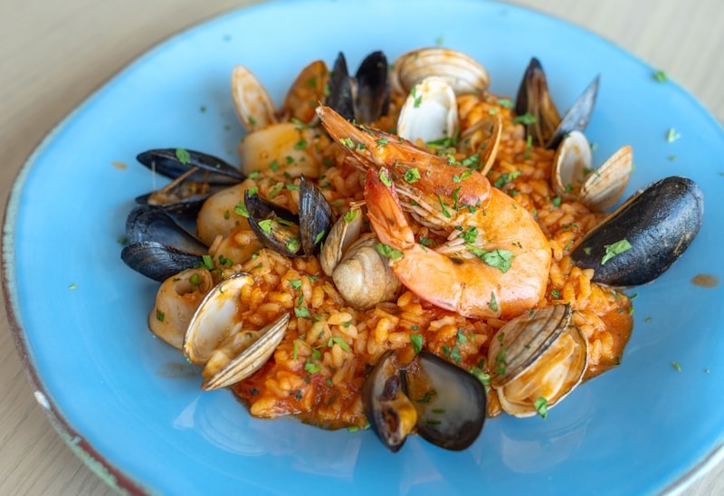 Risotto ai Frutti di Mare con Zafferano e Prezzemolo