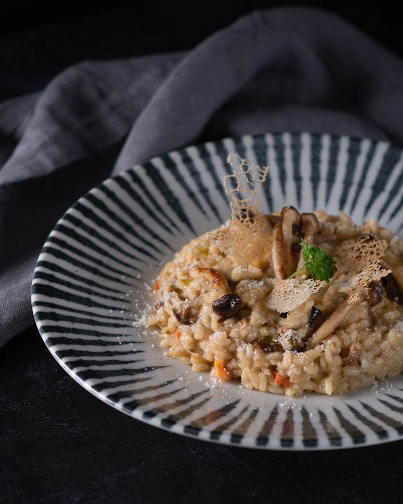 Risotto ai Funghi Porcini con Mantecatura al Parmigiano