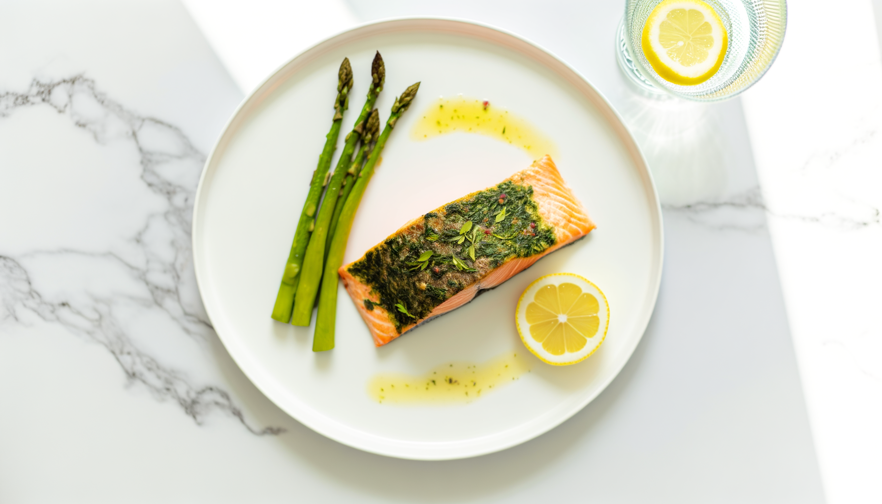 Salmone in Crosta di Erbe e Limone