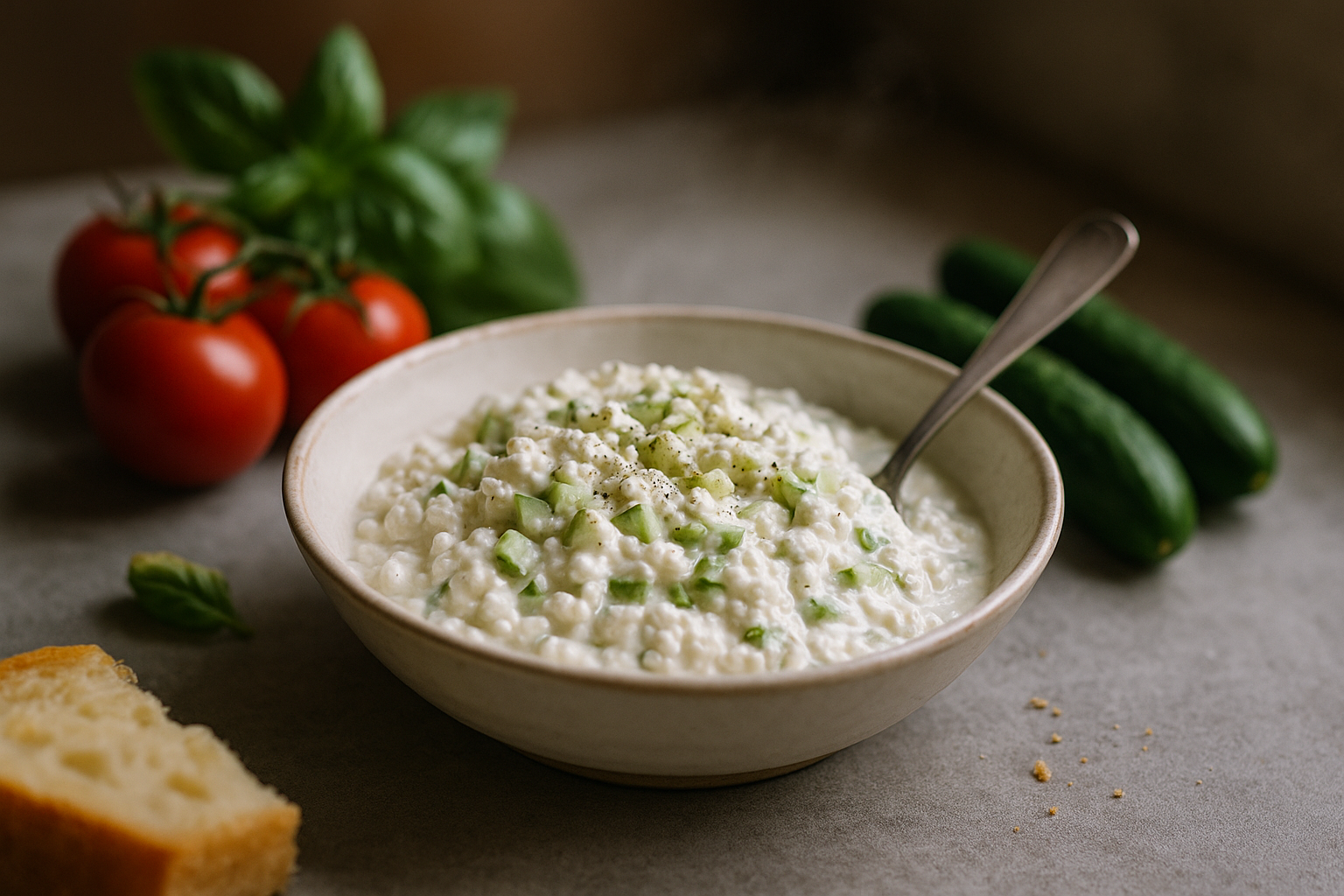 Salsa di Fiocchi di Latte e Cetriolini