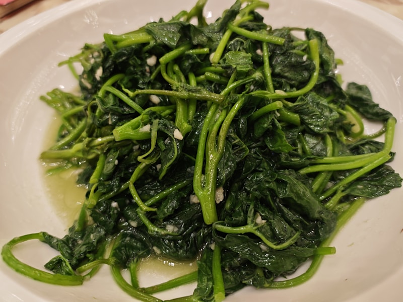 Spinaci alla Crema di Aglio