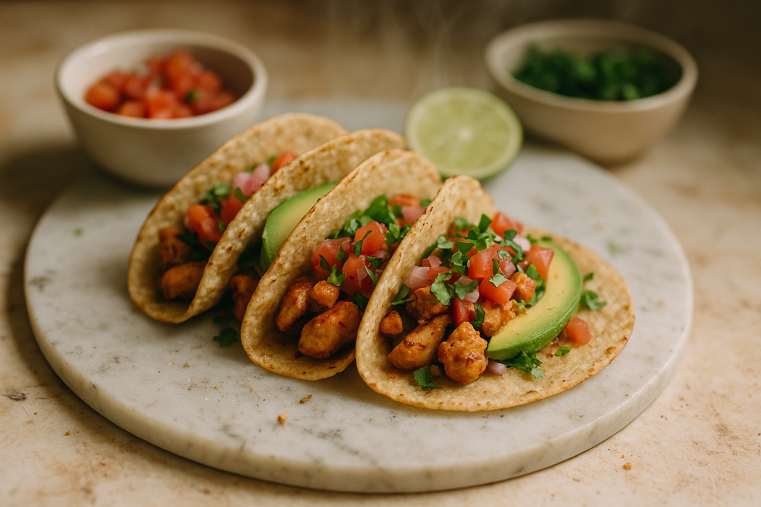 Tacos di Pollo in Friggitrice ad Aria