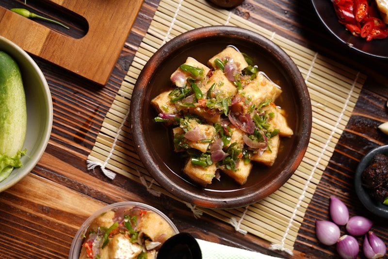 Tofu Brasato in Stile Coreano - Dooboo Jorim